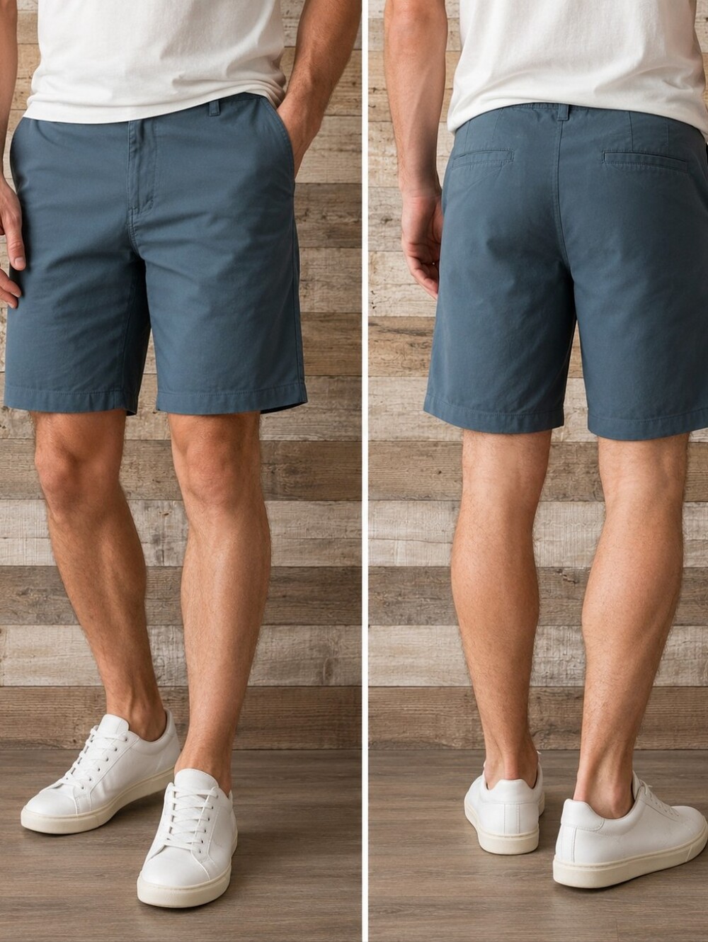Ocean Current Tech Flex Stretch Chino Shorts Men Size 38 Blue Gray NWT Slim Fit
